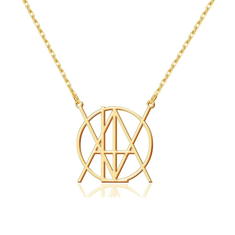 Women Fashion Logo Design - Personalized Logo Name Necklace Custom Monogram