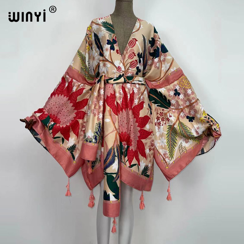 Women'S Fashion Kimono - WINYI Autumn dresses for Women Cardigan