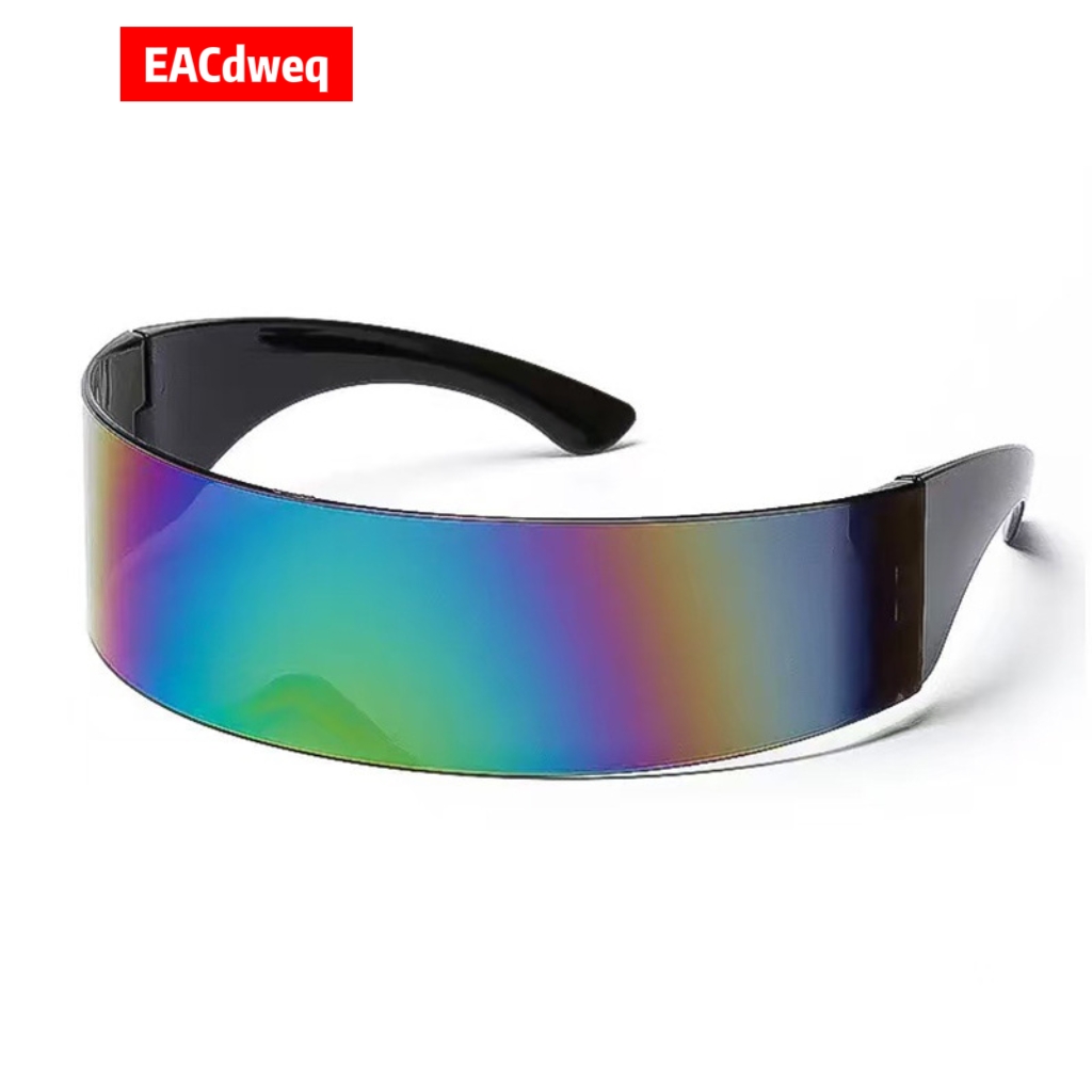 Y2K Futuristic Narrow Cyclops  - Women'S Fashion Visor ulasan dan harga