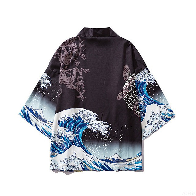 Chinese Style Harajuku Haori P - Women'S Fashion Kimono ulasan dan harga