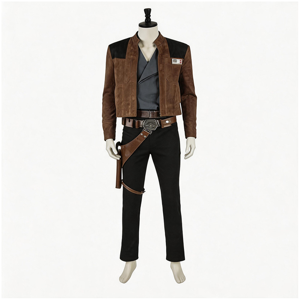 Han Solo Cosplay Costume Adult - Belted Shirt Dress ulasan dan harga