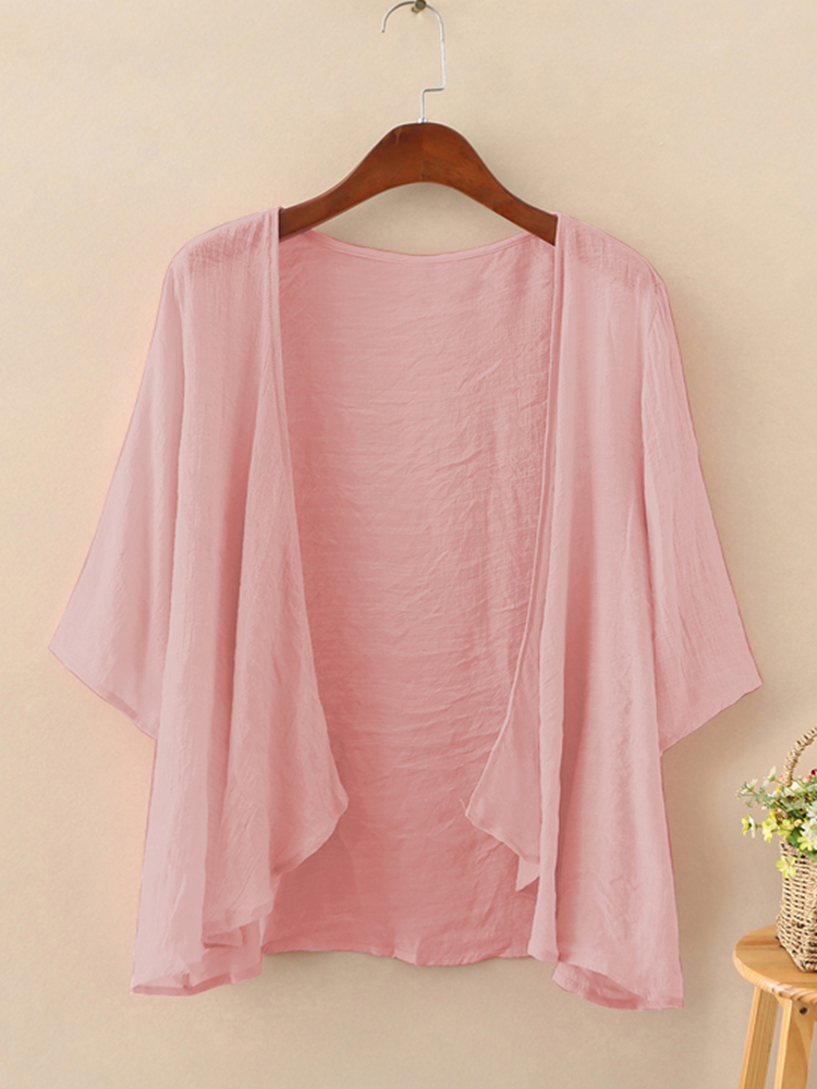 Fashion Solid Cardigans Womens - Women'S Fashion Kimono ulasan dan harga