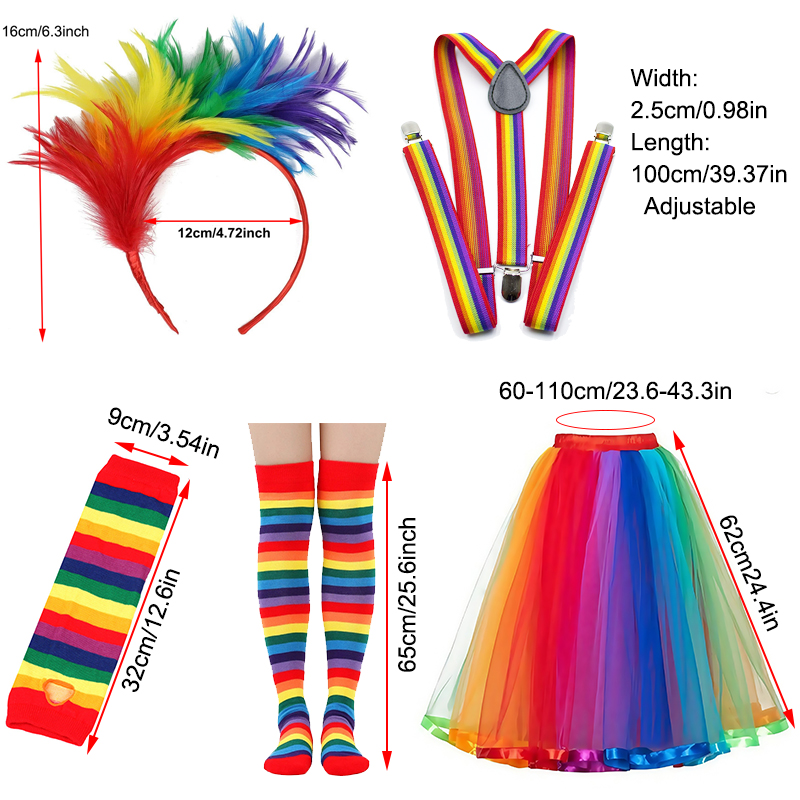 Rainbow Headband Strap Sleeve  - Belted Shirt Dress ulasan dan harga