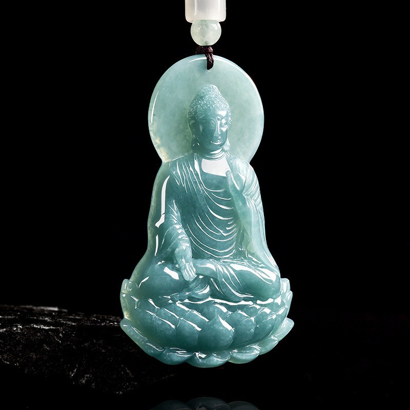 Natural Burmese Jadeite Buddha - Women'S Fashion ulasan dan harga