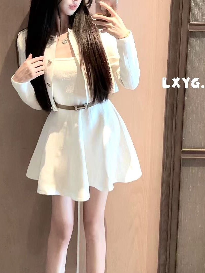  Autumn Winter Knitted Wrap Dr - Belted Shirt Dress ulasan dan harga