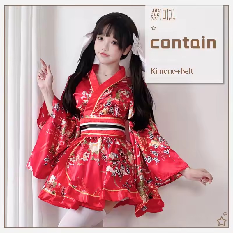 Japanese Modified Kimono Dress - Women'S Fashion Kimono ulasan dan harga