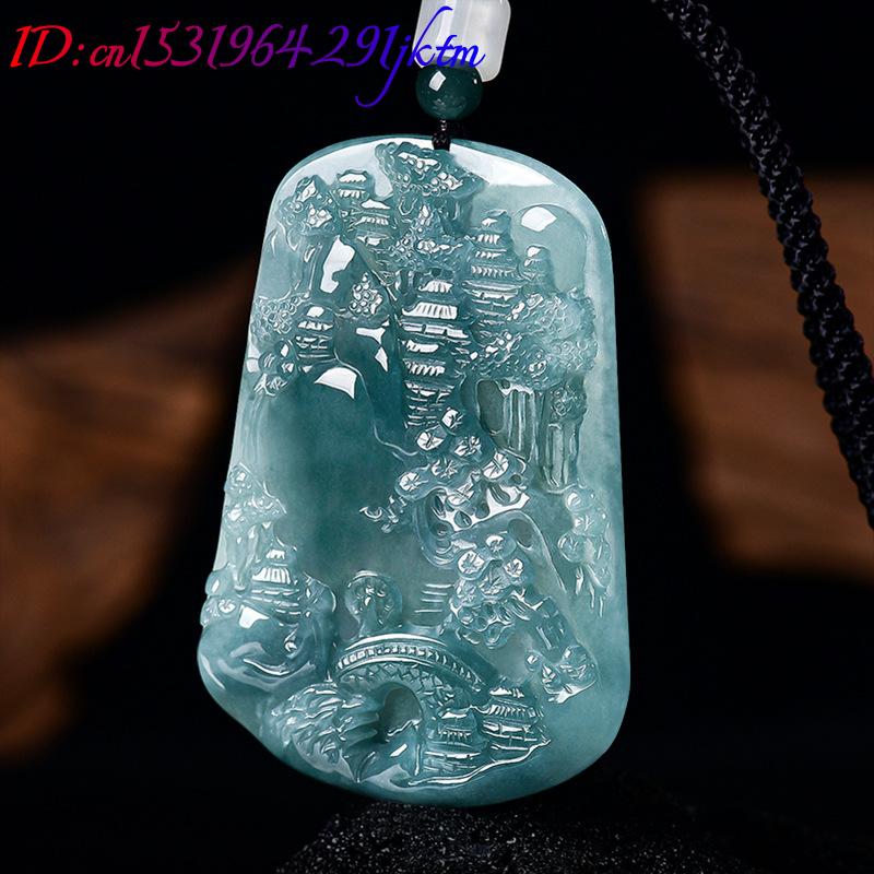 Natural Burmese Jadeite Scener - Women'S Fashion ulasan dan harga