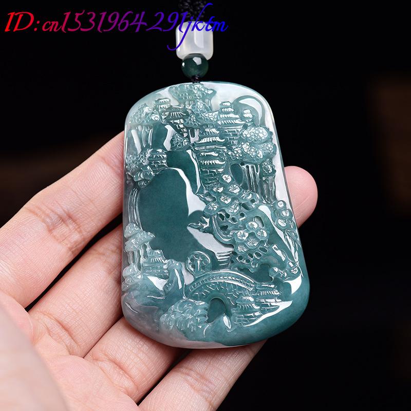 Natural Burmese Jadeite Scener - Women'S Fashion ulasan dan harga
