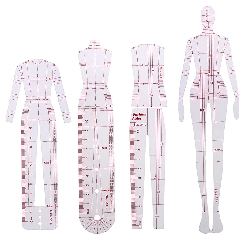 1 Set Women Fashion Drawing Ru - Women Fashion Figure Template ulasan dan harga