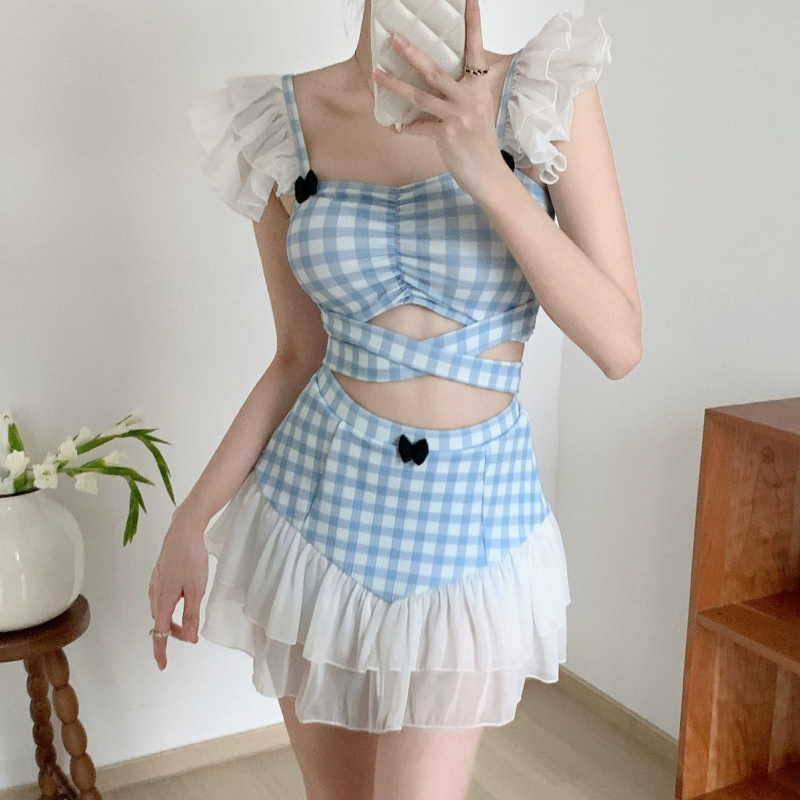Ladies Slimming Halter Bathing - Women'S Fashion ulasan dan harga