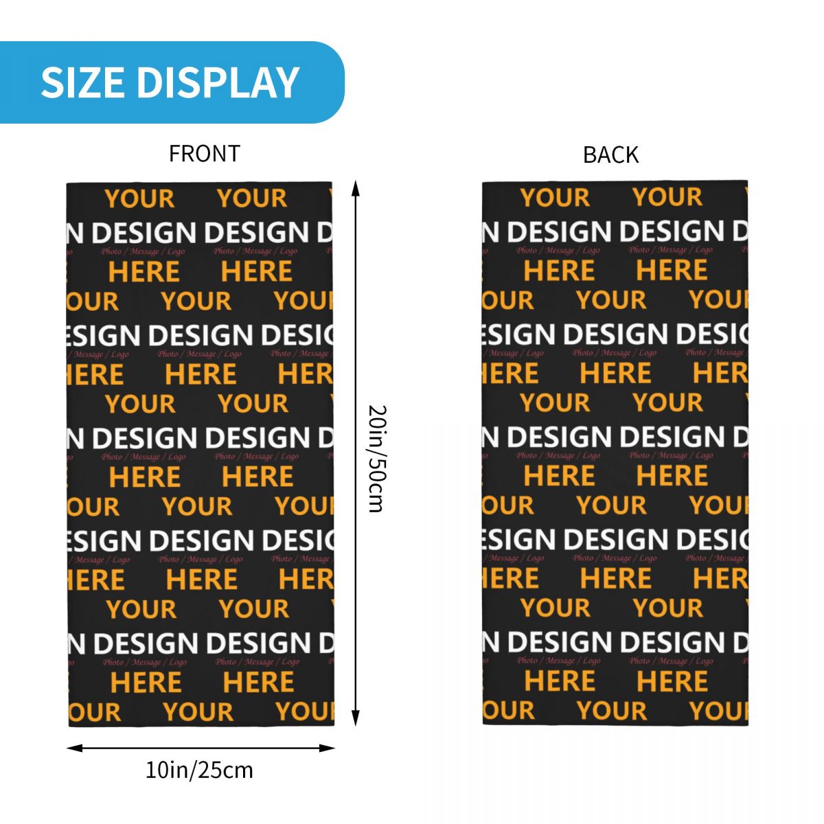 Custom Your Design Here Bandan - Women Fashion Logo Design ulasan dan harga