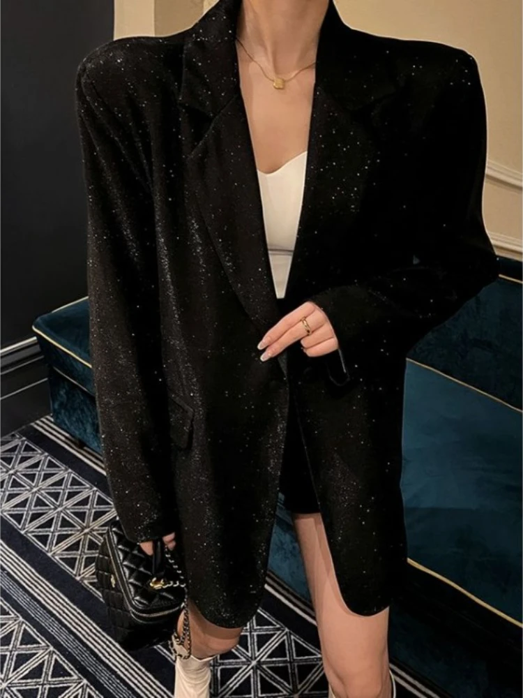 Korean Oversized Jackets 2025  - Blazer Women Oversized ulasan dan harga