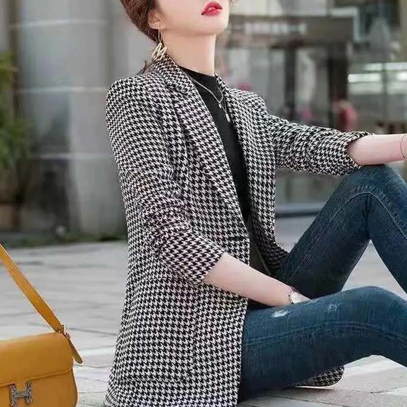 2023 New Spring and Autumn Ele - Blazer Women Oversized ulasan dan harga
