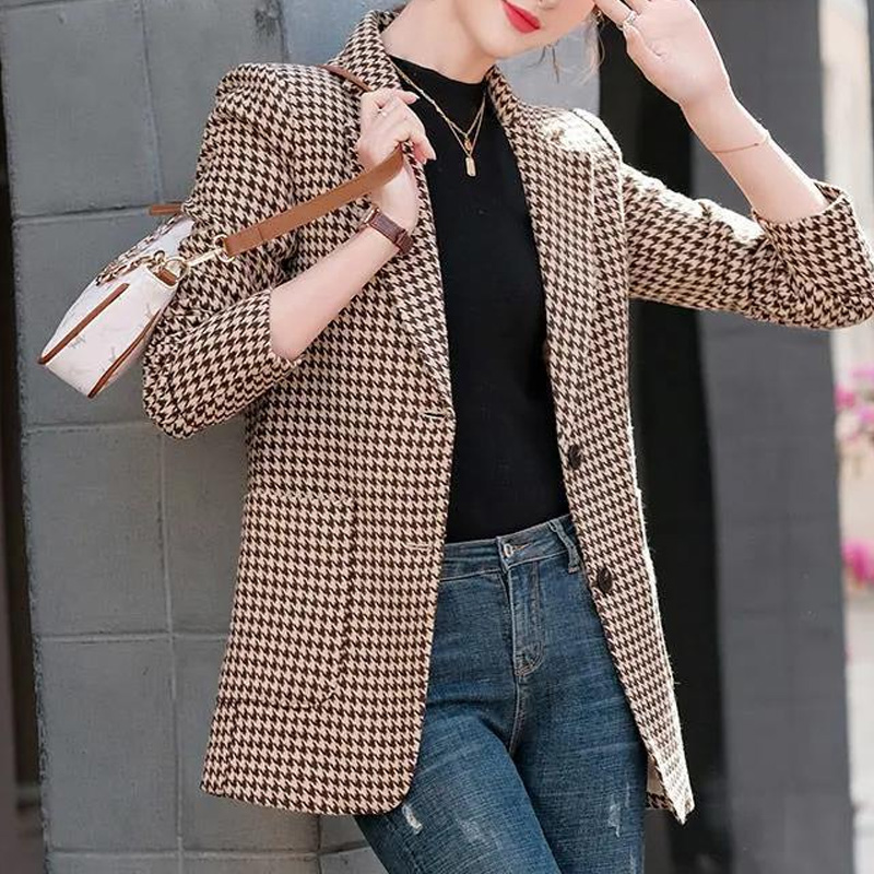 2023 New Spring and Autumn Ele - Blazer Women Oversized ulasan dan harga