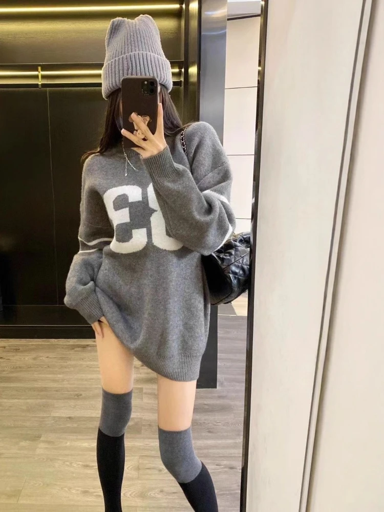 Y2K Vintage Knitted Sweater Wo - Women'S Fashion For 2025 ulasan dan harga