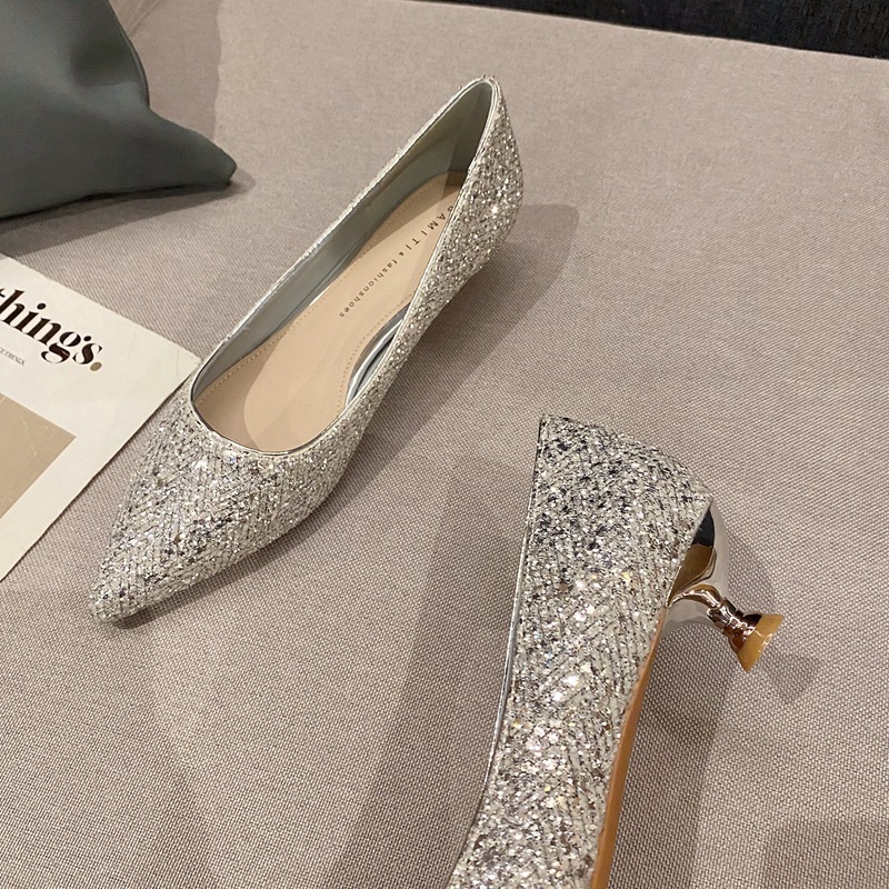 Gold High Heels Women Fashion  - Women Fashion Designers ulasan dan harga