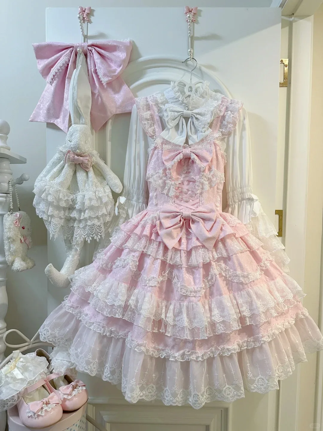 IUM JKS Skirt Y2K Japanese Lol - Belted Shirt Dress ulasan dan harga
