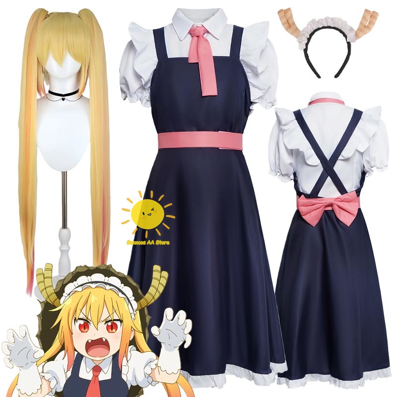Anime Miss Kobayashi's Dragon  - Belted Shirt Dress ulasan dan harga