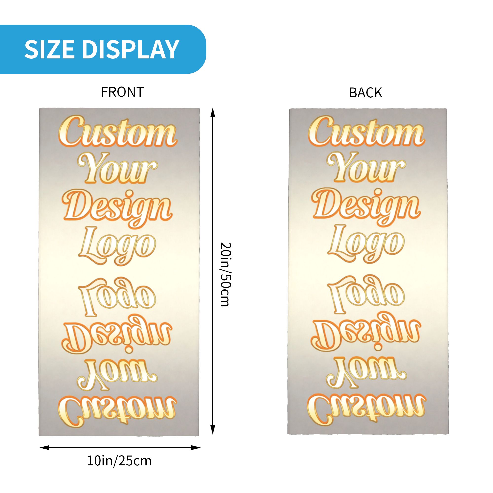 Custom Your Photo Name Bandana - Women Fashion Logo Design ulasan dan harga