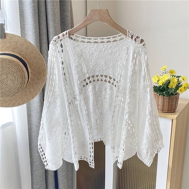 Women Cardigan Kimono Sleeve O - Women'S Fashion Kimono ulasan dan harga
