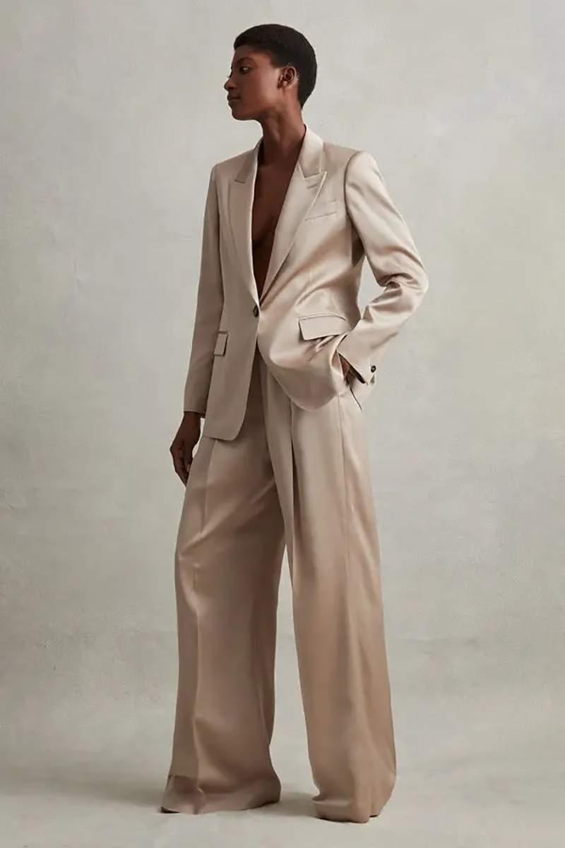 Allingentle Silk Satin Women S - Blazer Women Oversized ulasan dan harga