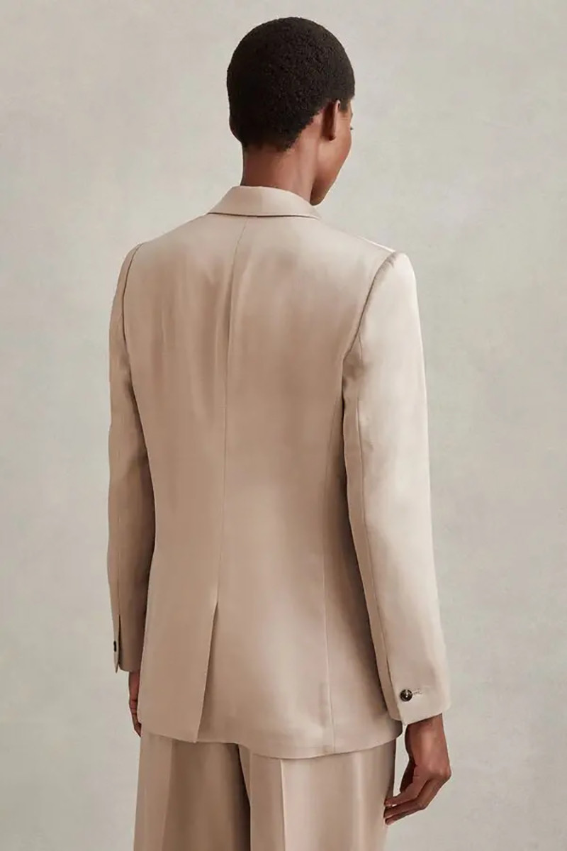 Allingentle Silk Satin Women S - Blazer Women Oversized ulasan dan harga