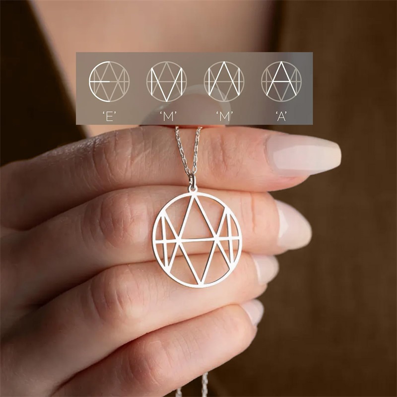 Personalized Logo Name Necklac - Women Fashion Logo Design ulasan dan harga