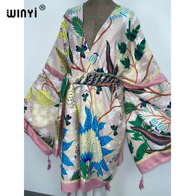 WINYI Autumn dresses for Women - Women'S Fashion Kimono ulasan dan harga