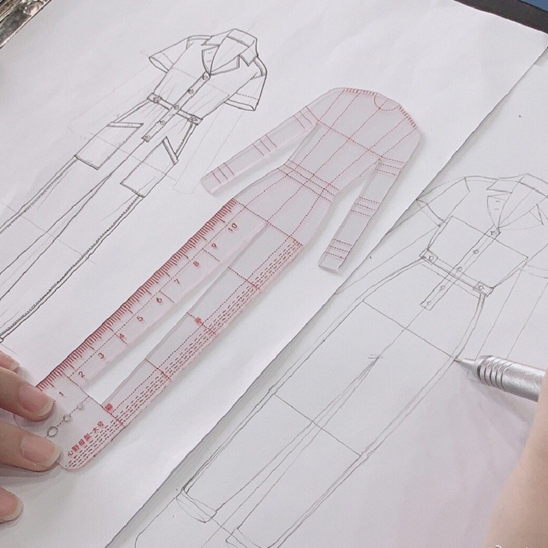 Women Fashion Drawing Ruler Fi - Women Fashion Figure Template ulasan dan harga
