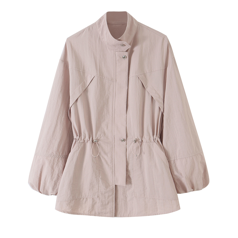Ladies Light Pink Utility Coat - Women'S Fashion Utility Jacket ulasan dan harga