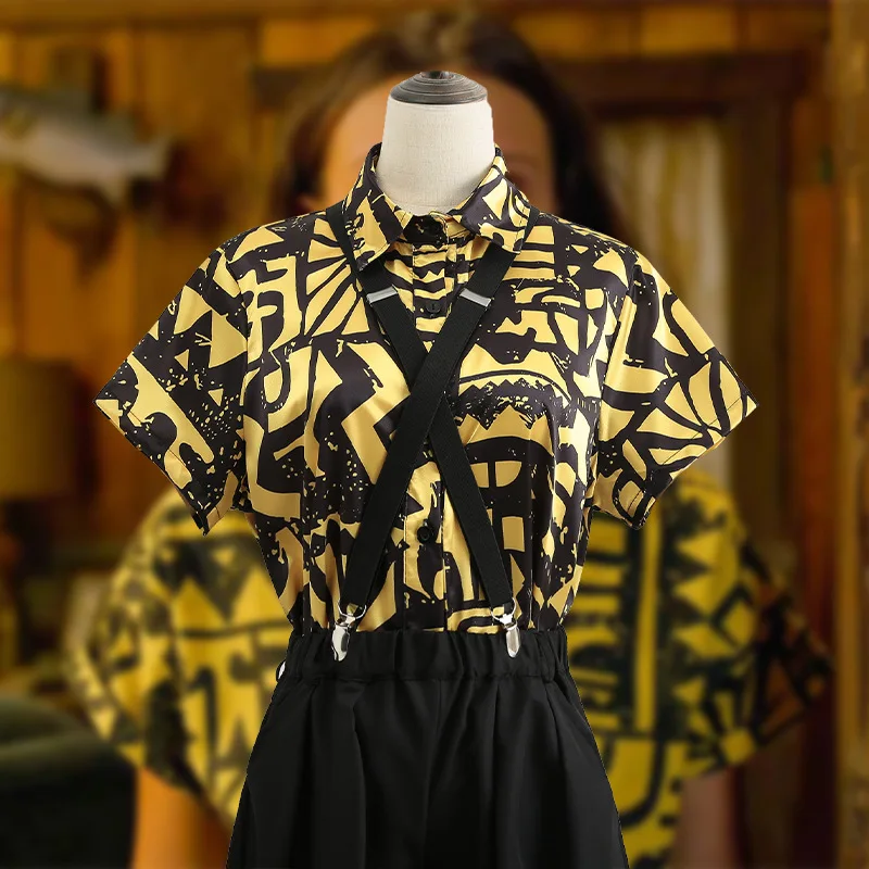 Eleven Yellow Shirt Belts Cosp - Belted Shirt Dress ulasan dan harga