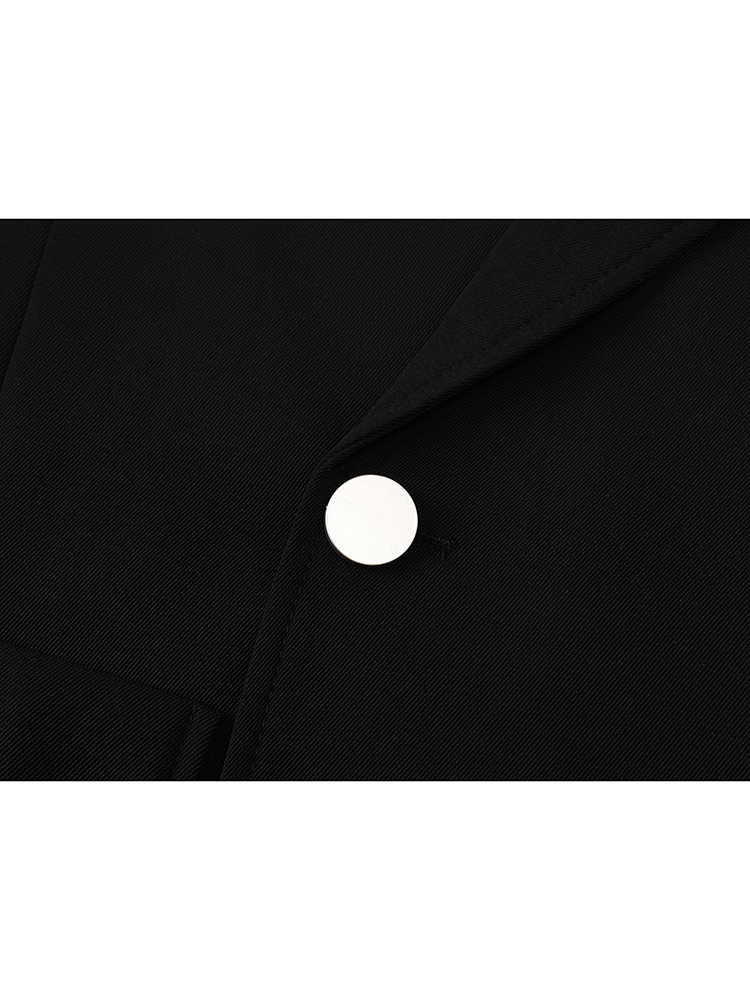 Women Black Gothic Emo Autumn  - Blazer Women Oversized ulasan dan harga