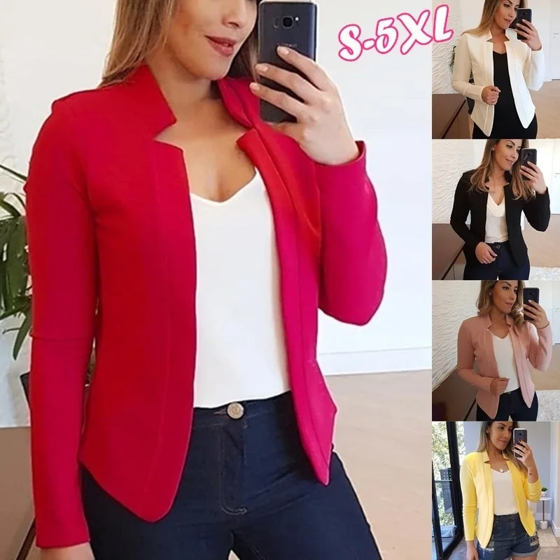 Women Thin Black Blazers Suit  - Blazer Women Oversized ulasan dan harga