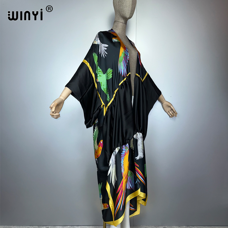 WINYI print boho kimono maxi b - Women'S Fashion Kimono ulasan dan harga