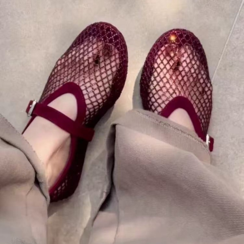 Hollow Rhinestone Baotou Sanda - Women Fashion Trend 2026 ulasan dan harga