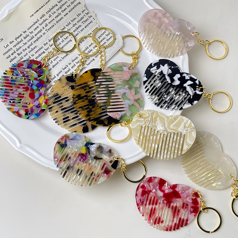 Acetate Heart Shape Keychain C - Women'S Ysl Fashion ulasan dan harga
