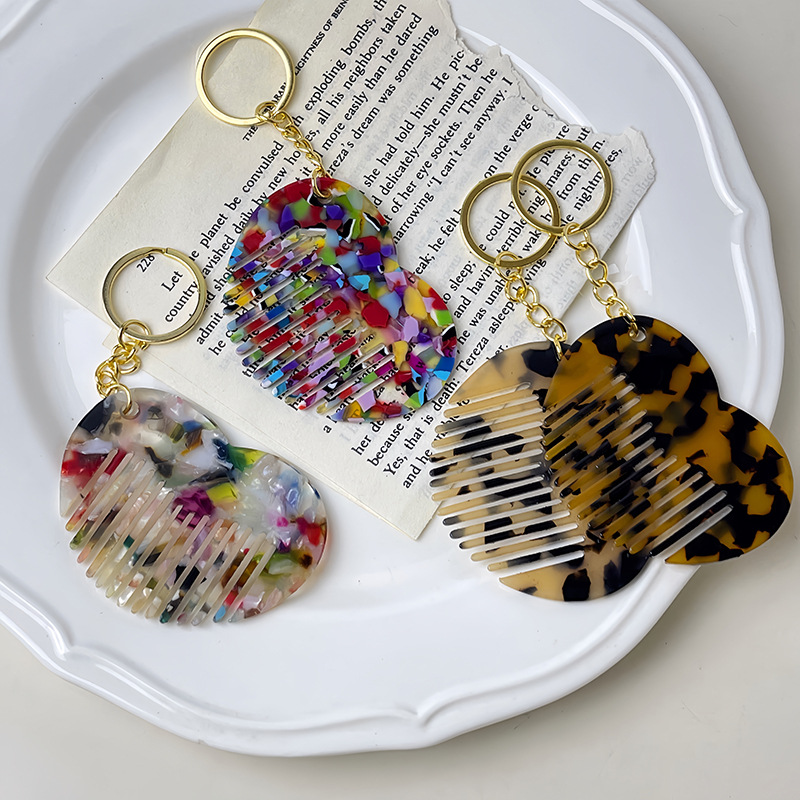 Acetate Heart Shape Keychain C - Women'S Ysl Fashion ulasan dan harga