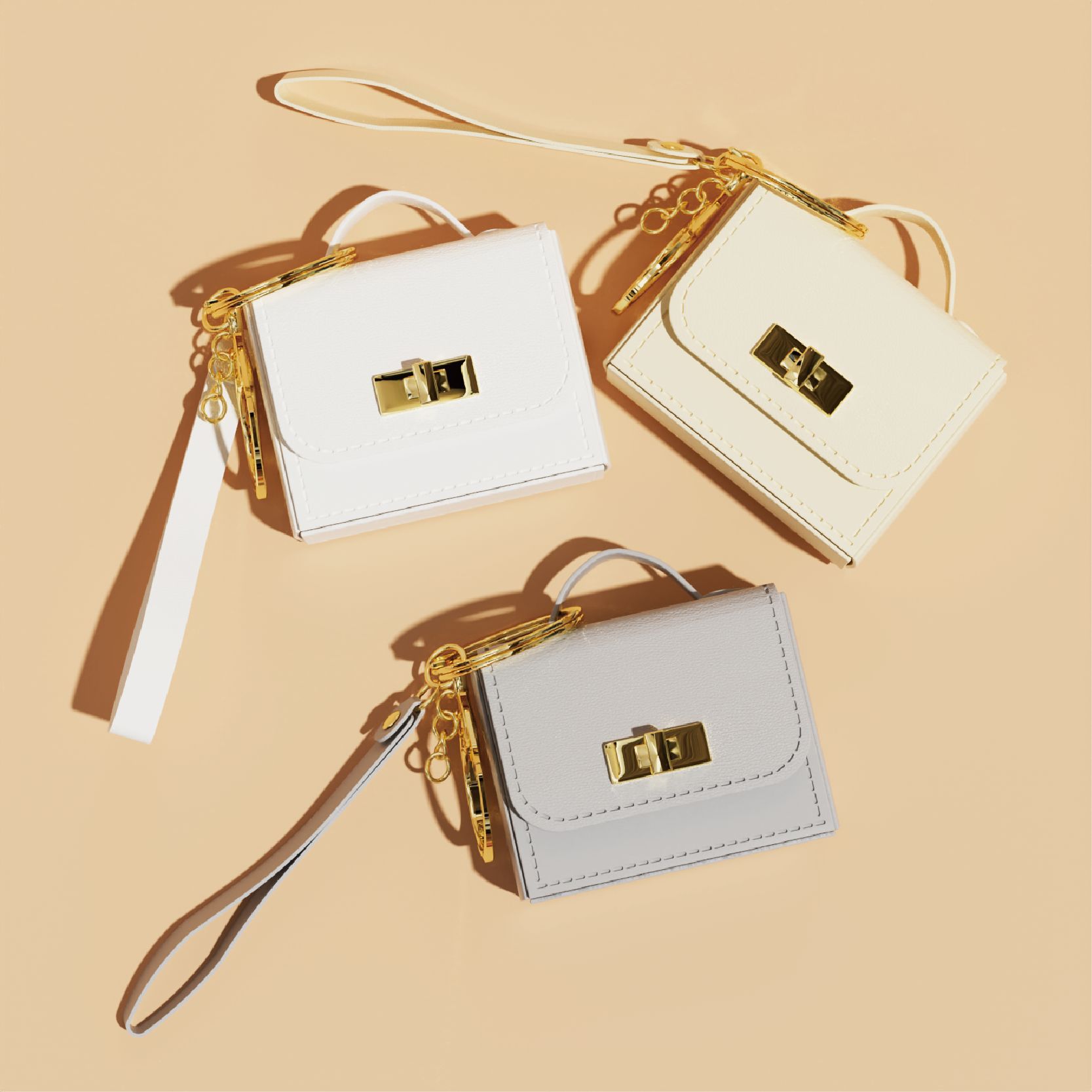 Mini Key Chain Pouch Leather H - Women'S Ysl Fashion ulasan dan harga