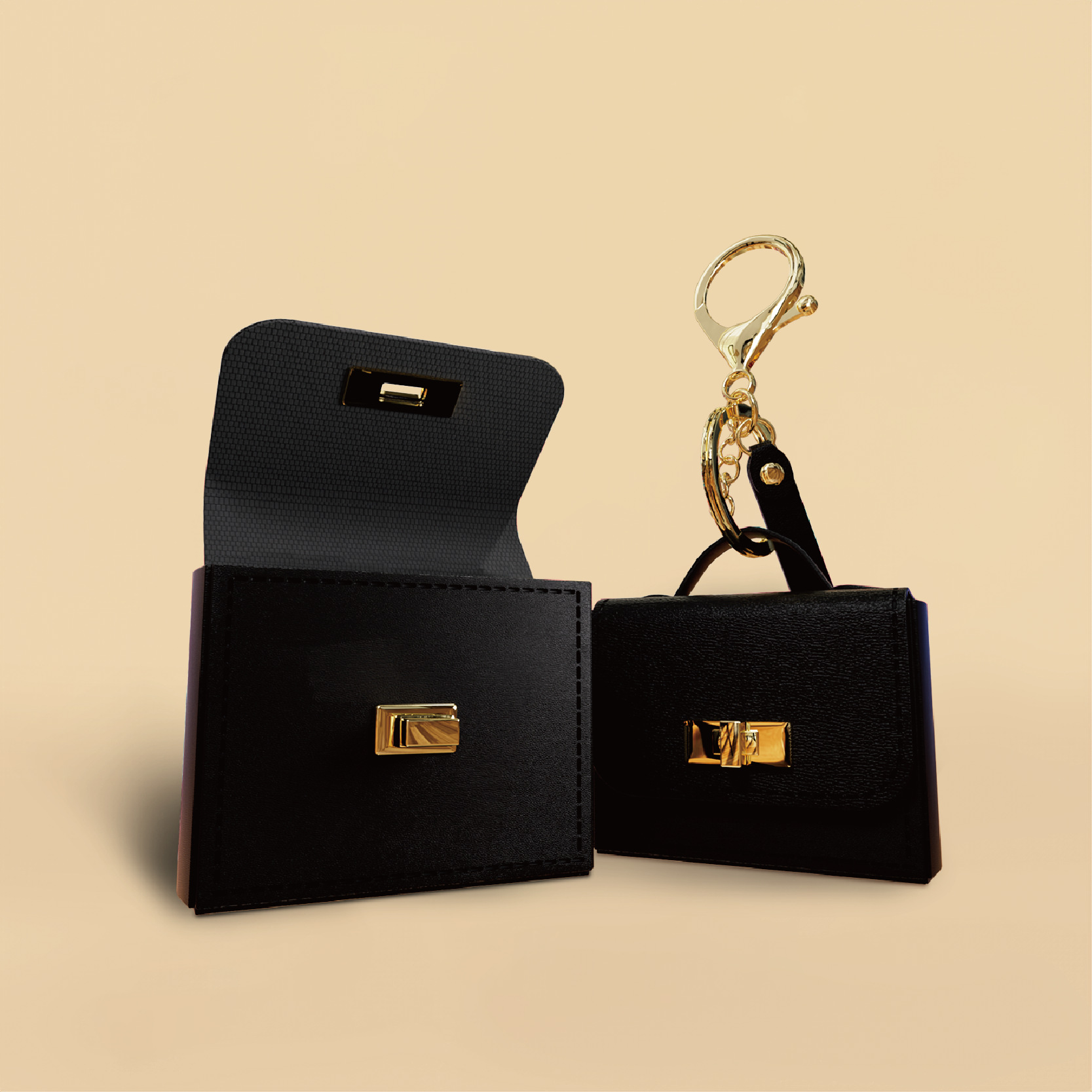 Mini Key Chain Pouch Leather H - Women'S Ysl Fashion ulasan dan harga