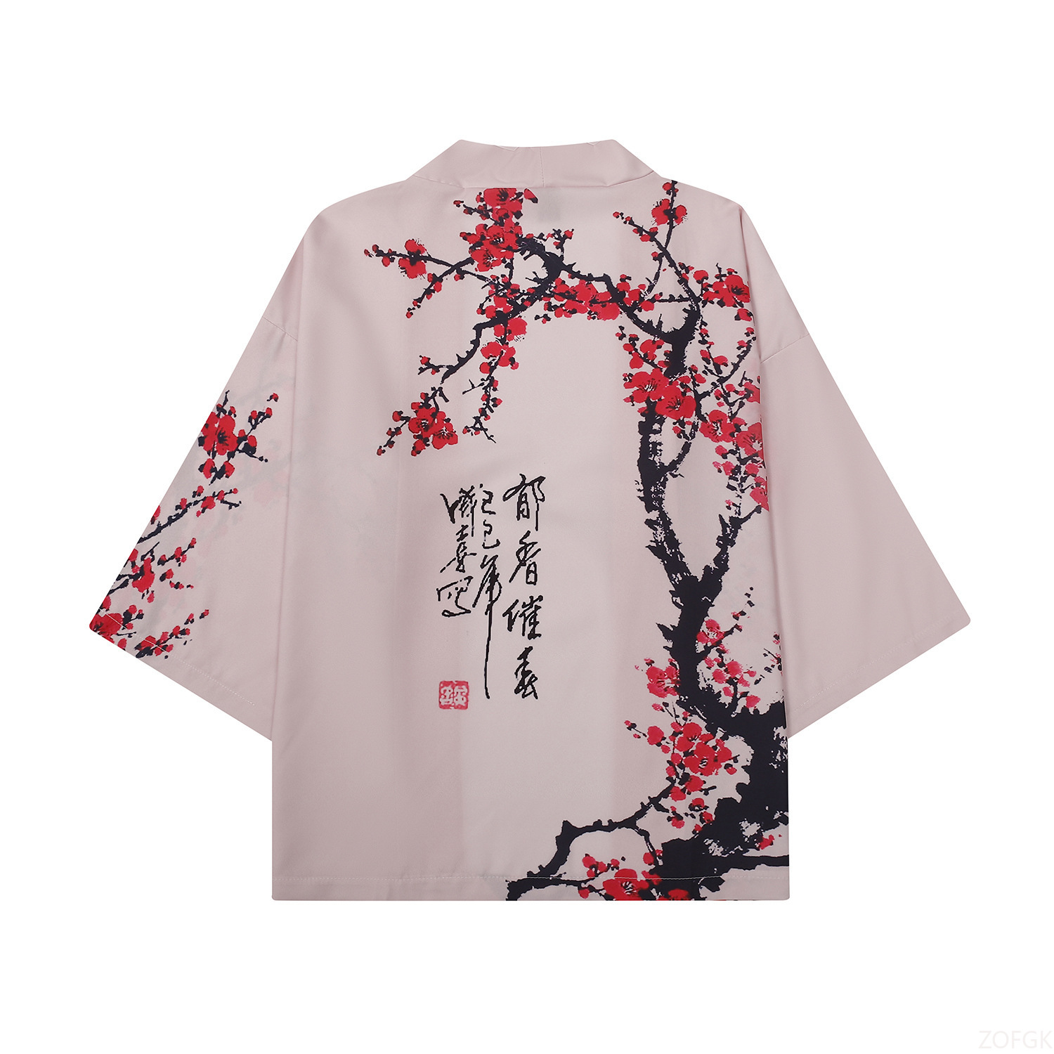 Summer Women Flower Print Kimo - Women'S Fashion Kimono ulasan dan harga