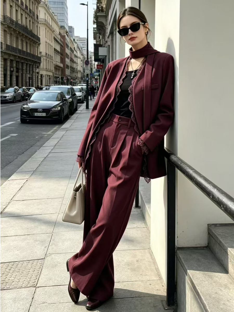 DFDG Women 2026 Scarf Collar O - Blazer Women Oversized ulasan dan harga