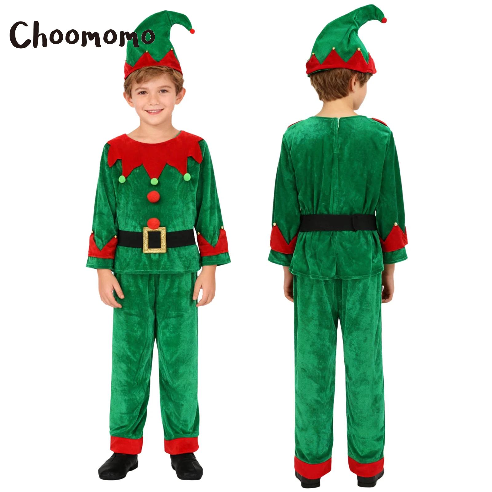 Boys Christmas Elf Costume Xma - Belted Shirt Dress ulasan dan harga