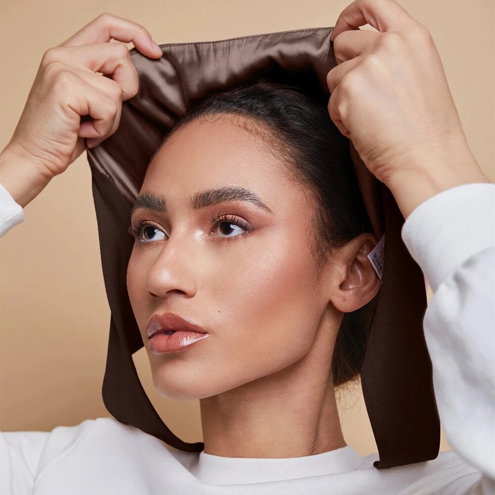 Modal Satin Hijab Cap Islam Un - Women'S Fashion Visor ulasan dan harga