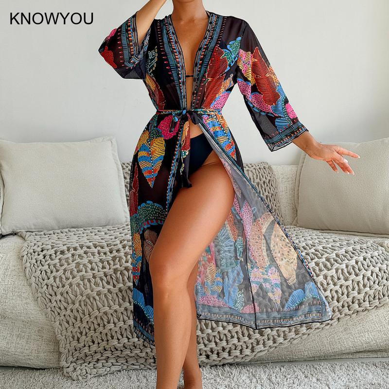 2025 Fashion Kimonos Swimsuit  - Women'S Fashion Kimono ulasan dan harga
