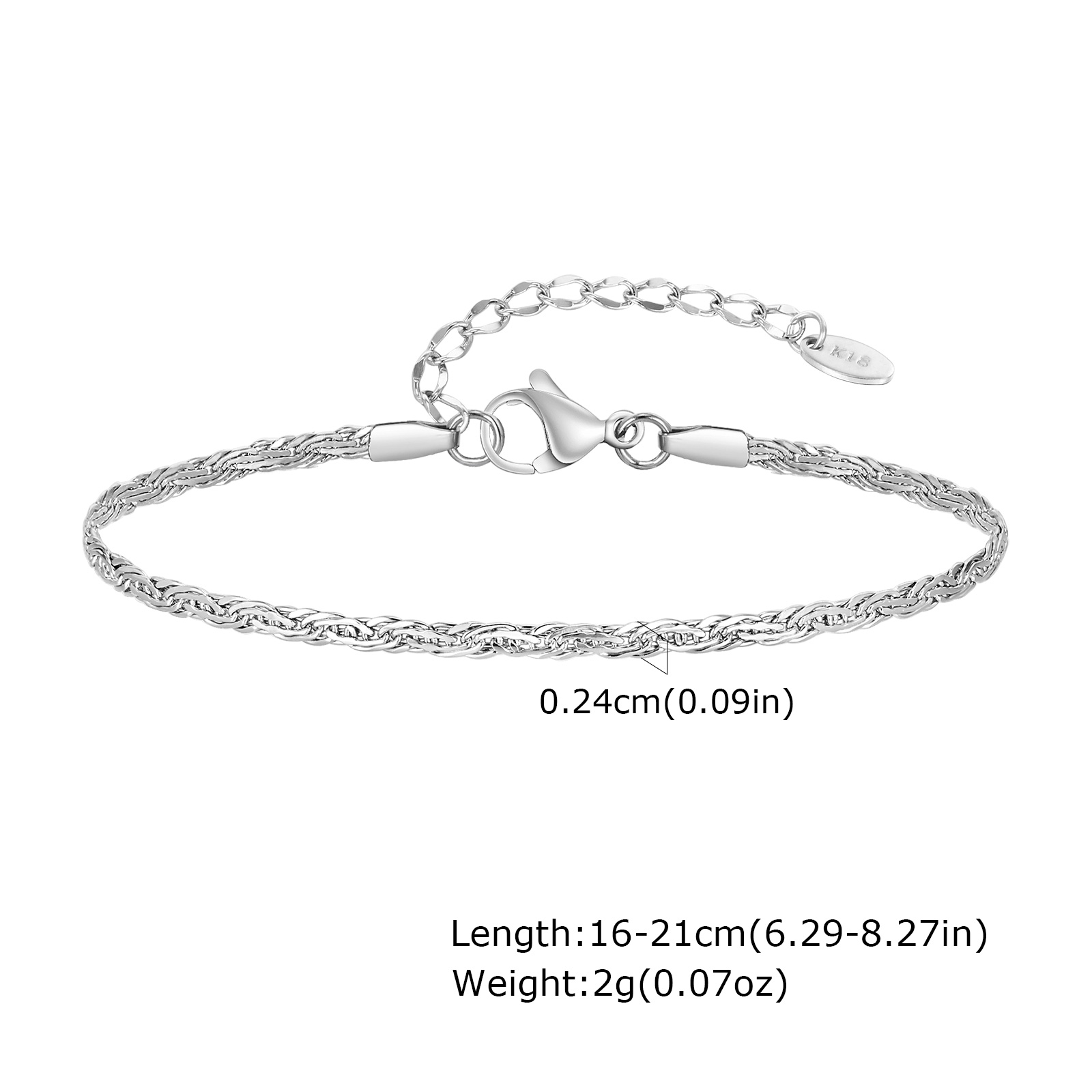 16-21CM Adjustable Bracelets G - Women'S Fashion In The 1940S ulasan dan harga