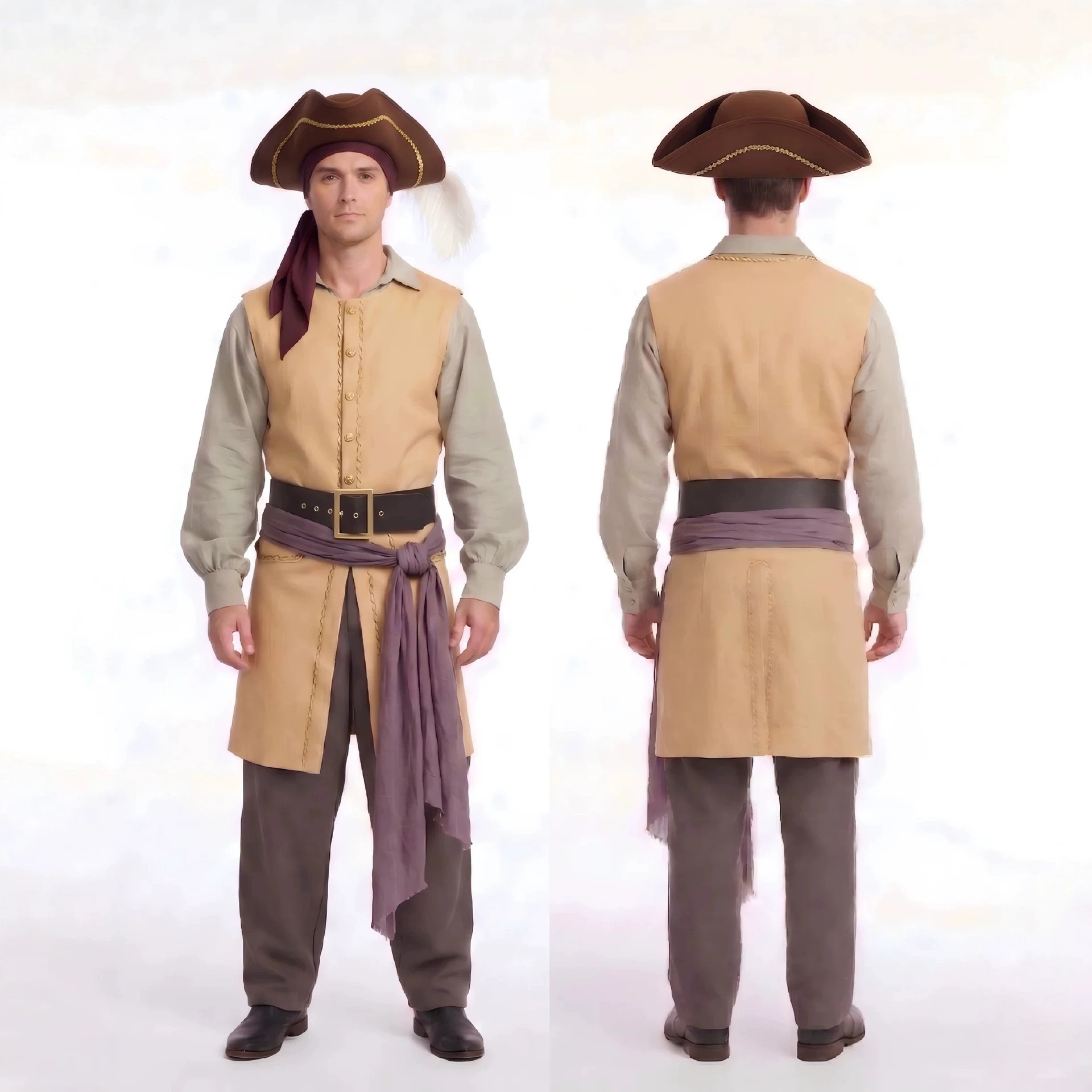 Movie Backrooms Captain Clark  - Belted Shirt Dress ulasan dan harga