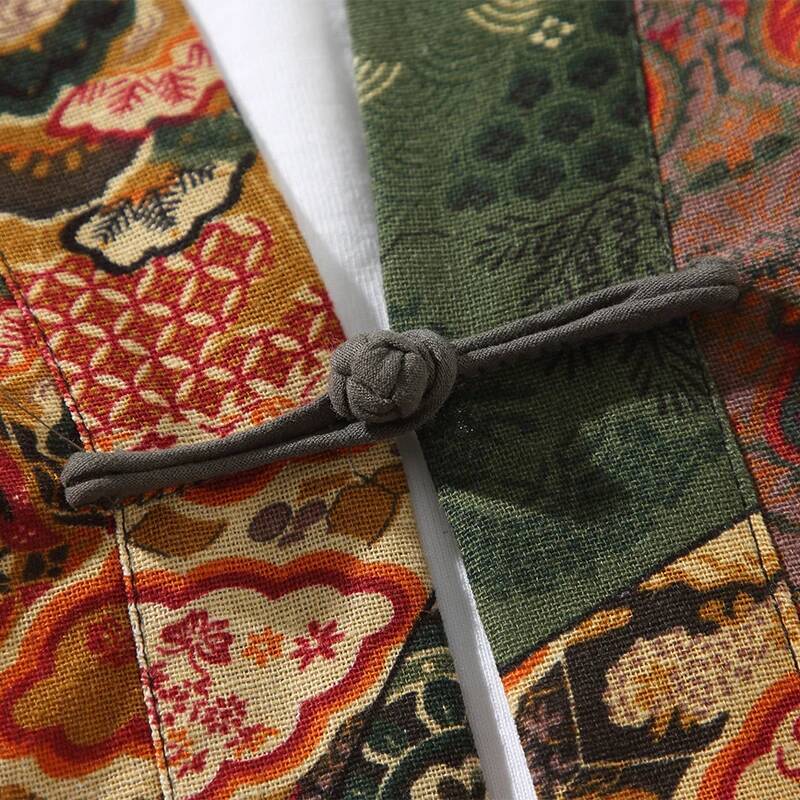 Ethnic Style Print Yukata Men  - Women'S Fashion Kimono ulasan dan harga