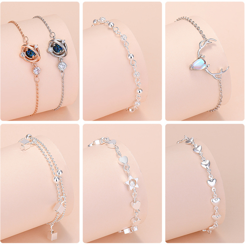 New Fashion 925 Silver plating - Women'S Ysl Fashion ulasan dan harga