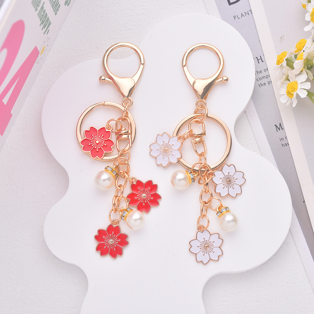 Pearl Keychain Charm Cute Chic - Women'S Ysl Fashion ulasan dan harga